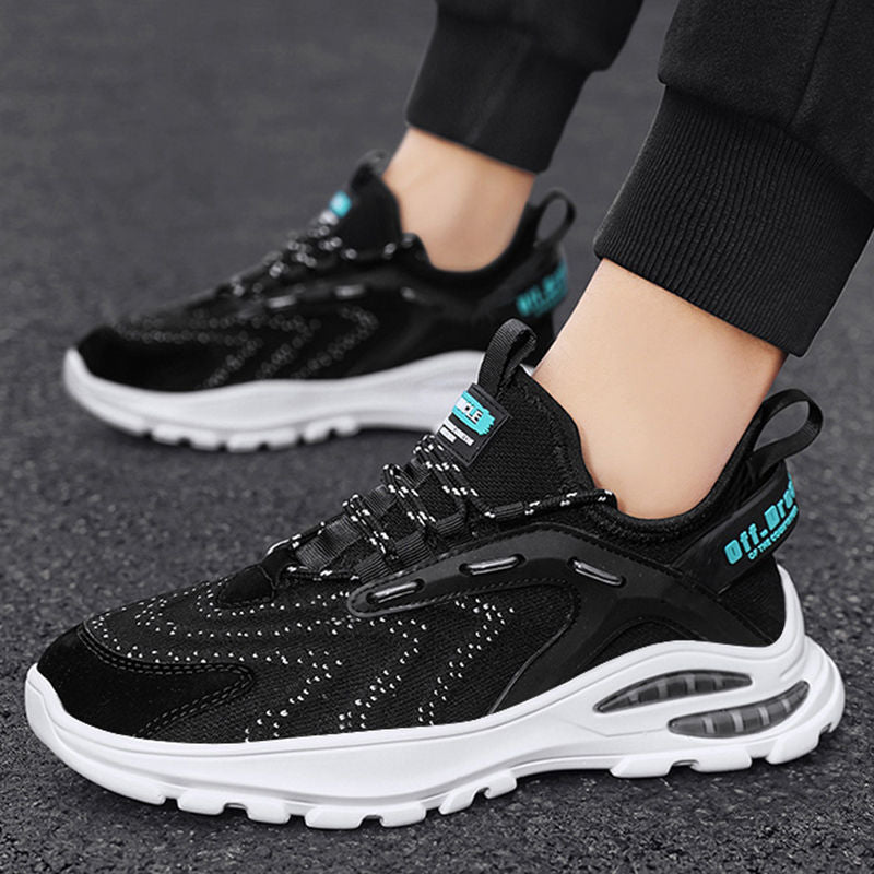 Herrer Hødfunktionelle Sneakers med åndbare Mesh-indsatser og innovativ dæmpningsteknologi Stilla