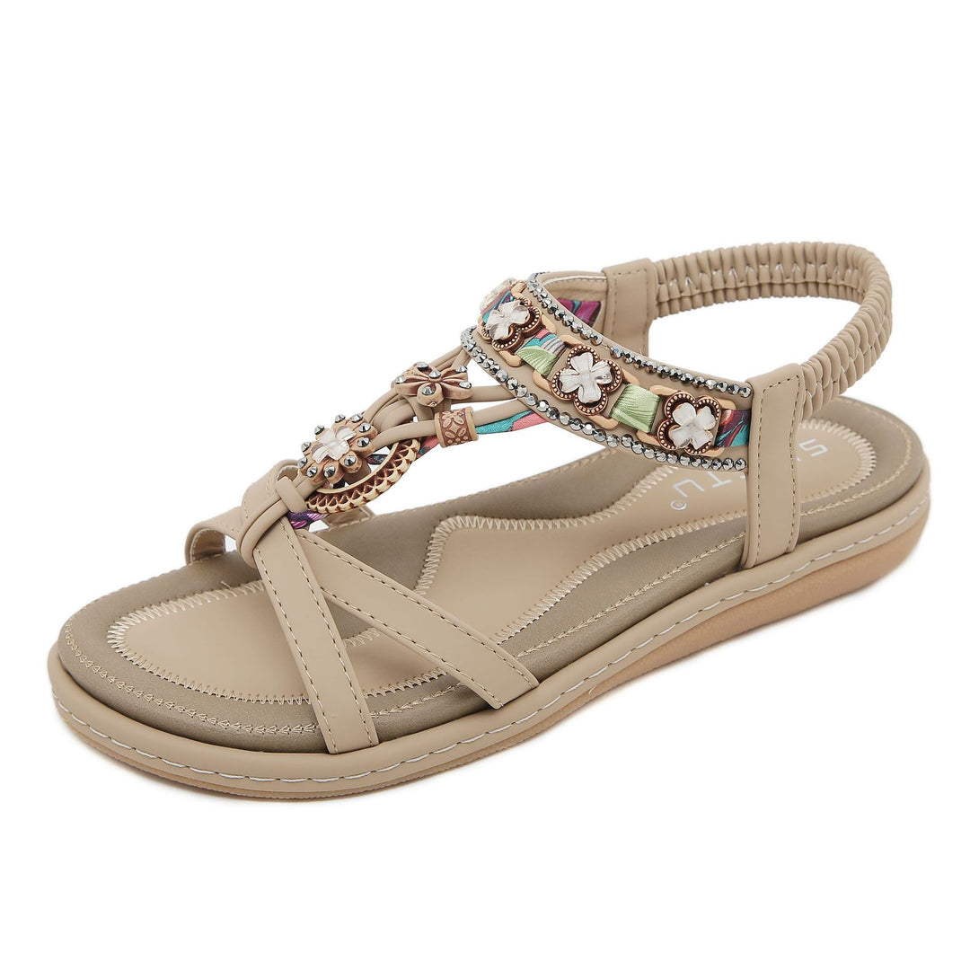 Dame sandaler med kunstnerisk pyntedetalje Stilla