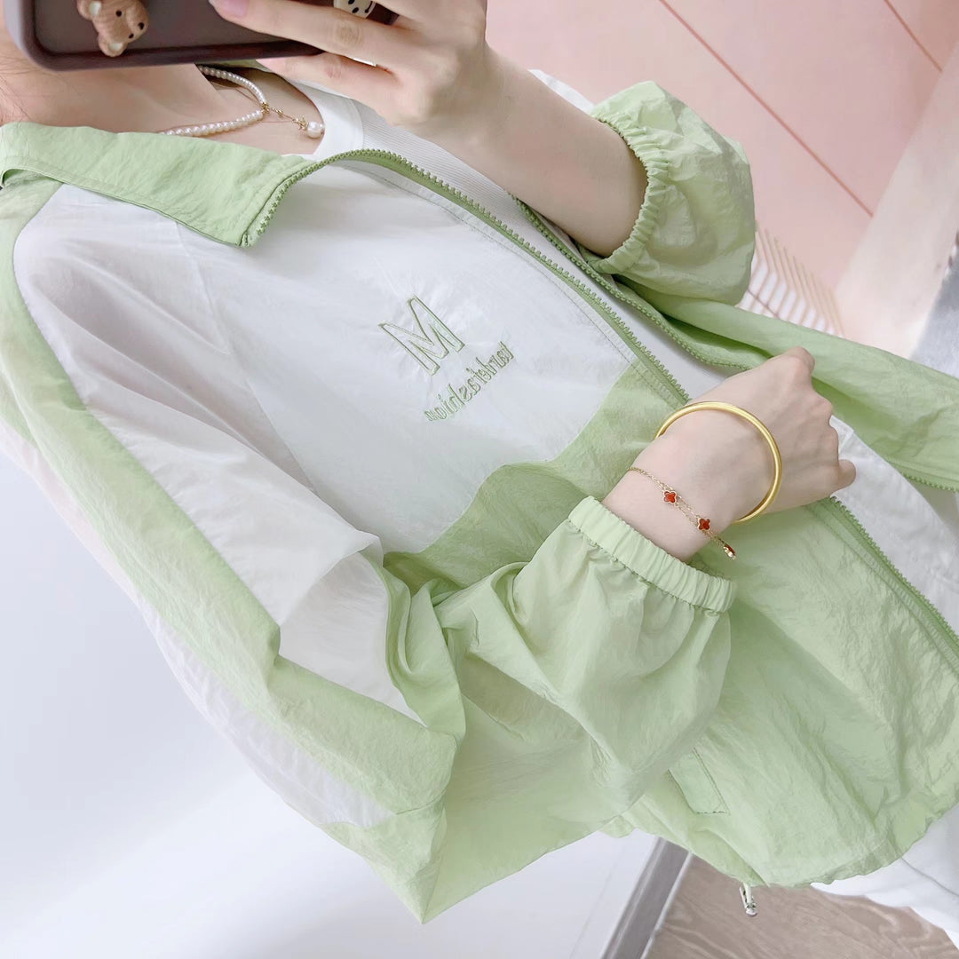 Dame overgangsjakke med moderne colorblocking-design og praktiske lommer Stilla