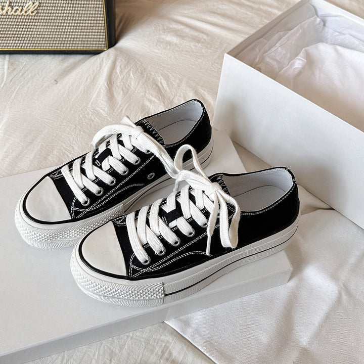 Femme Fritid Snøre-platform-sneakers Stilla