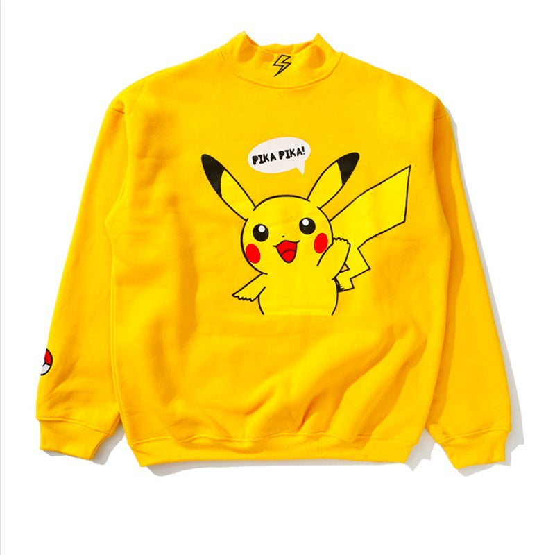Kvinders sweatshirt med Pikachu-motiv og høj krave Stilla
