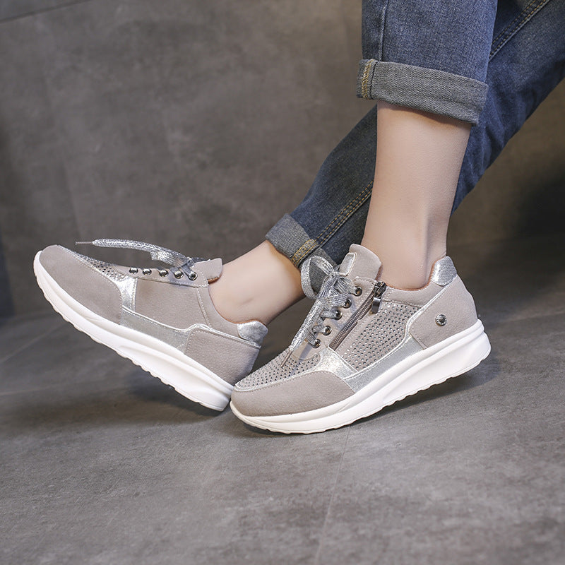 Dame sneakers i elegant design med åndbart mesh-overflade og komfortabel sålpolstring Stilla
