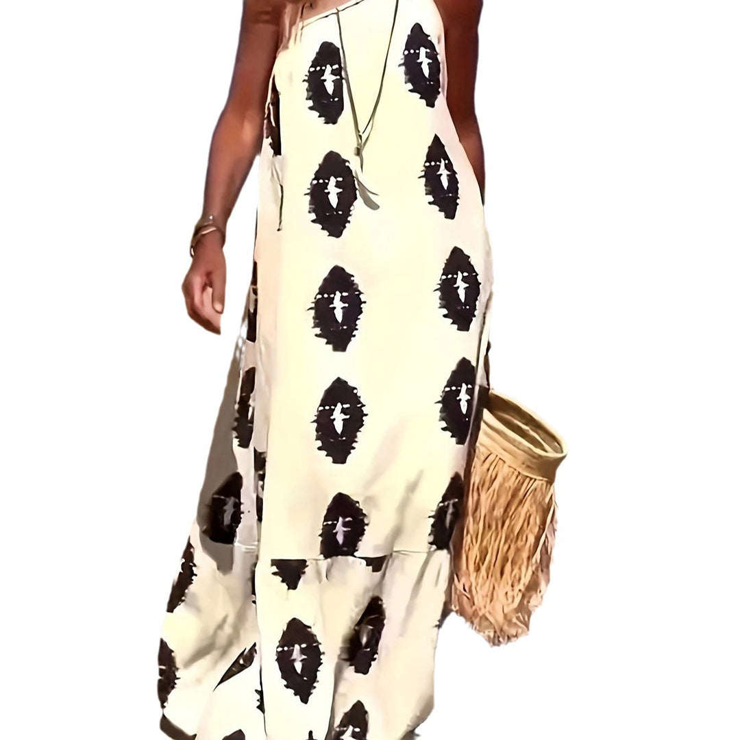 Kvinder Bohemian Print Maxi Kjole Stilla