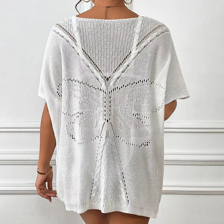 Dame casual net top Skovae
