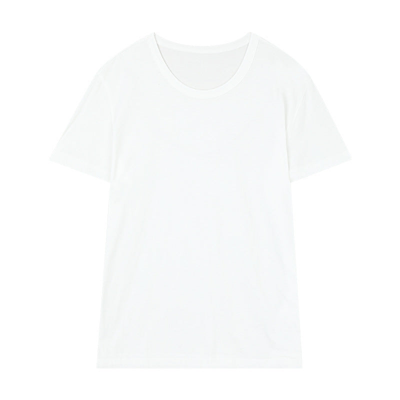 Dame klassisk Rundhalsshirt i høj kvalitet bomuld Stilla