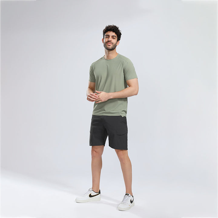 Herrer Åndbart Funktions-T-shirt med ergonomisk pasform og fugttransporterende teknologi Stilla