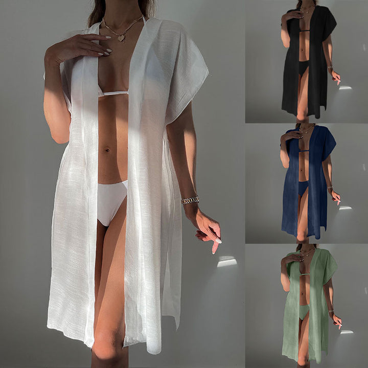 Dame Lange Kimono-Style Dækning Stilla
