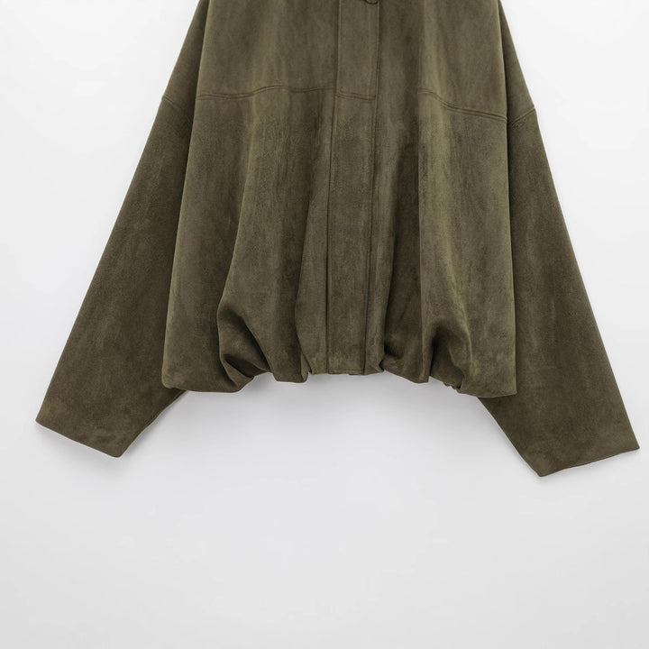 Dame casual blouson jakke med blødt materiale og moderne detaljer Stilla