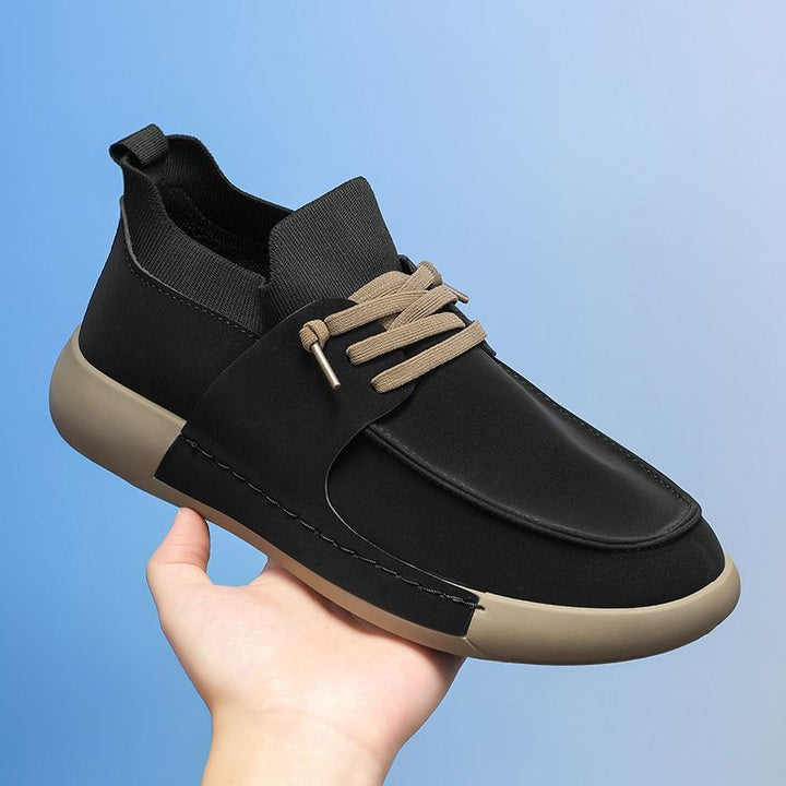 Herrer Fritids Elastiske Slip-On Sneakers med Komfortpasform Stilla