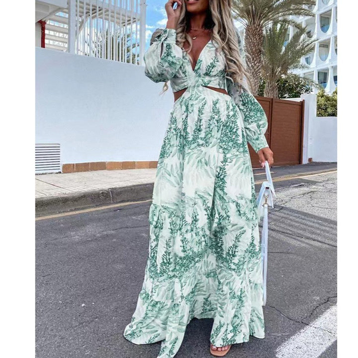 Dame Bohemian Maxi Kjole Stilla