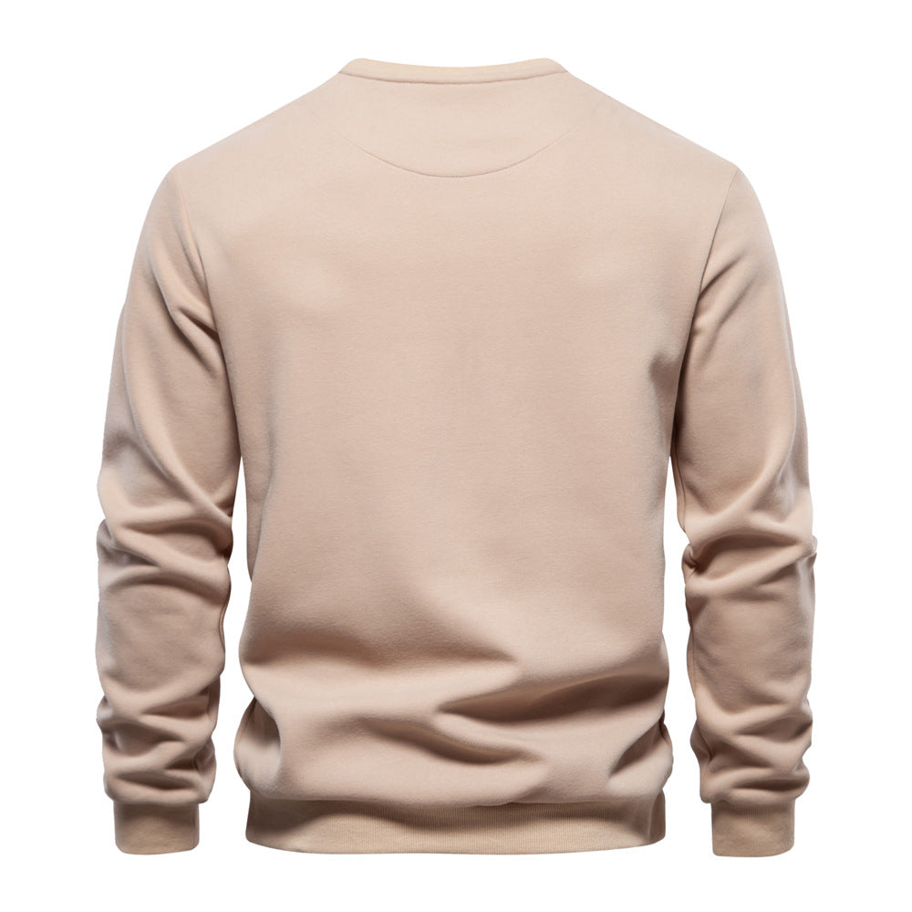 Herrer sweatshirt med praktisk brystlomme og moderne design Stilla