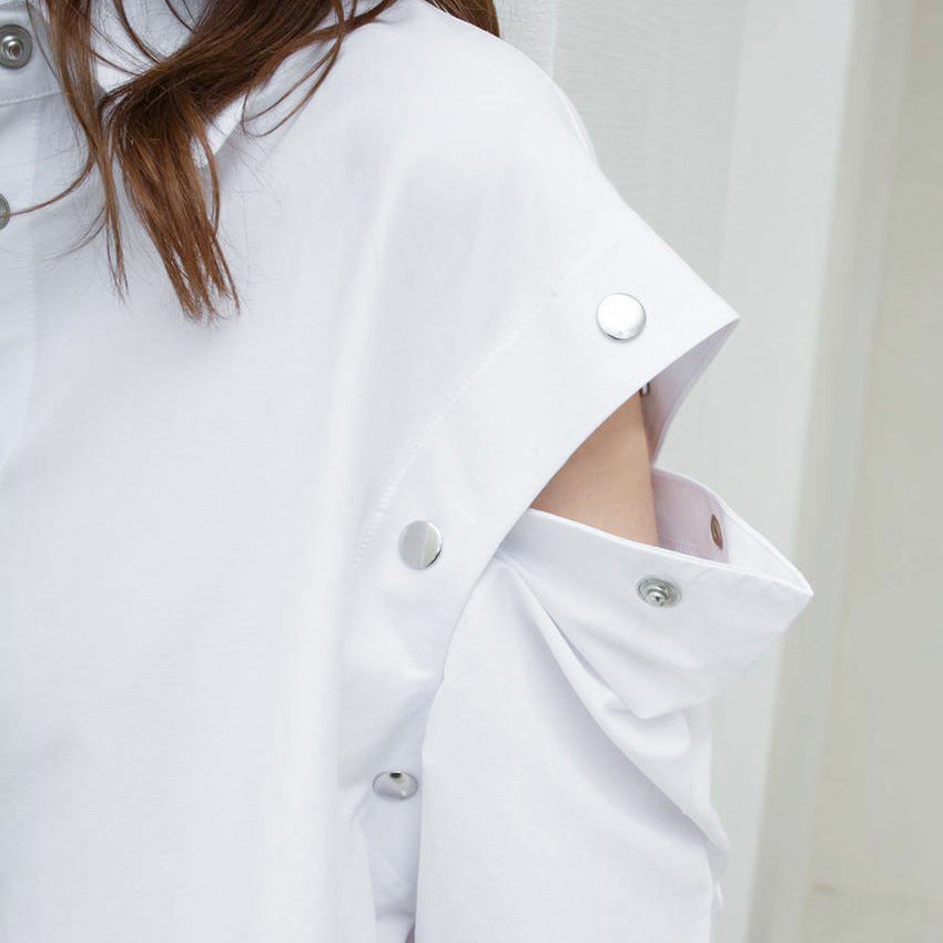 Dame Oversized Skjorte med struktureret design og modige detaljer Stilla
