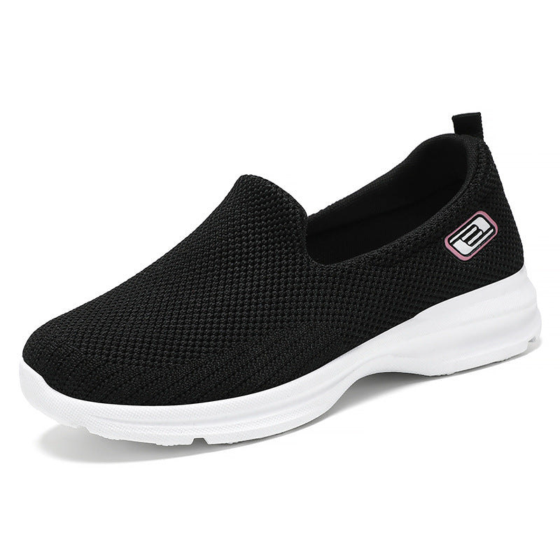 Dame Åndbare Slip-on Sneakers med fleksibel netstruktur og skridsikker sål Stilla