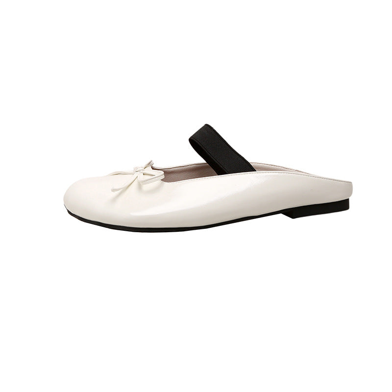 Dame Sling-Ballerinas med elegant sløjfeaccent og behagelig pasform Stilla