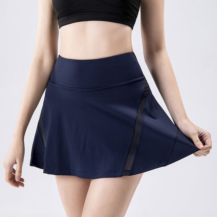 Dame Sporty Wickelskørt med indbyggede shorts Stilla