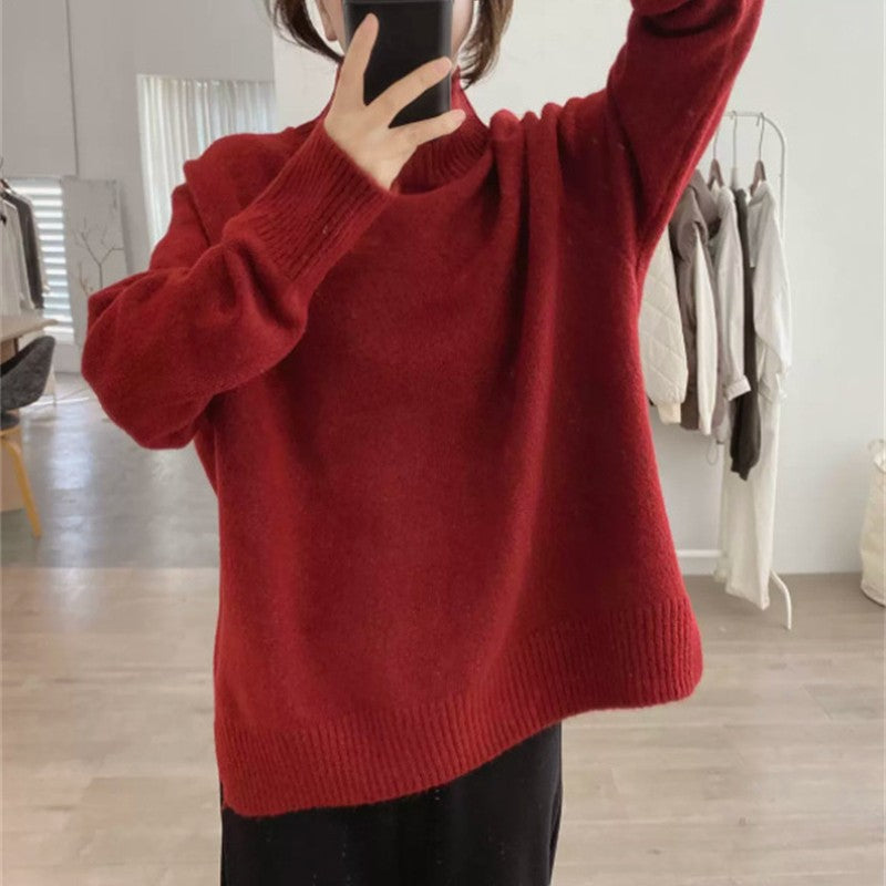 Femme Chunky Strik Højkrave sweater Stilla