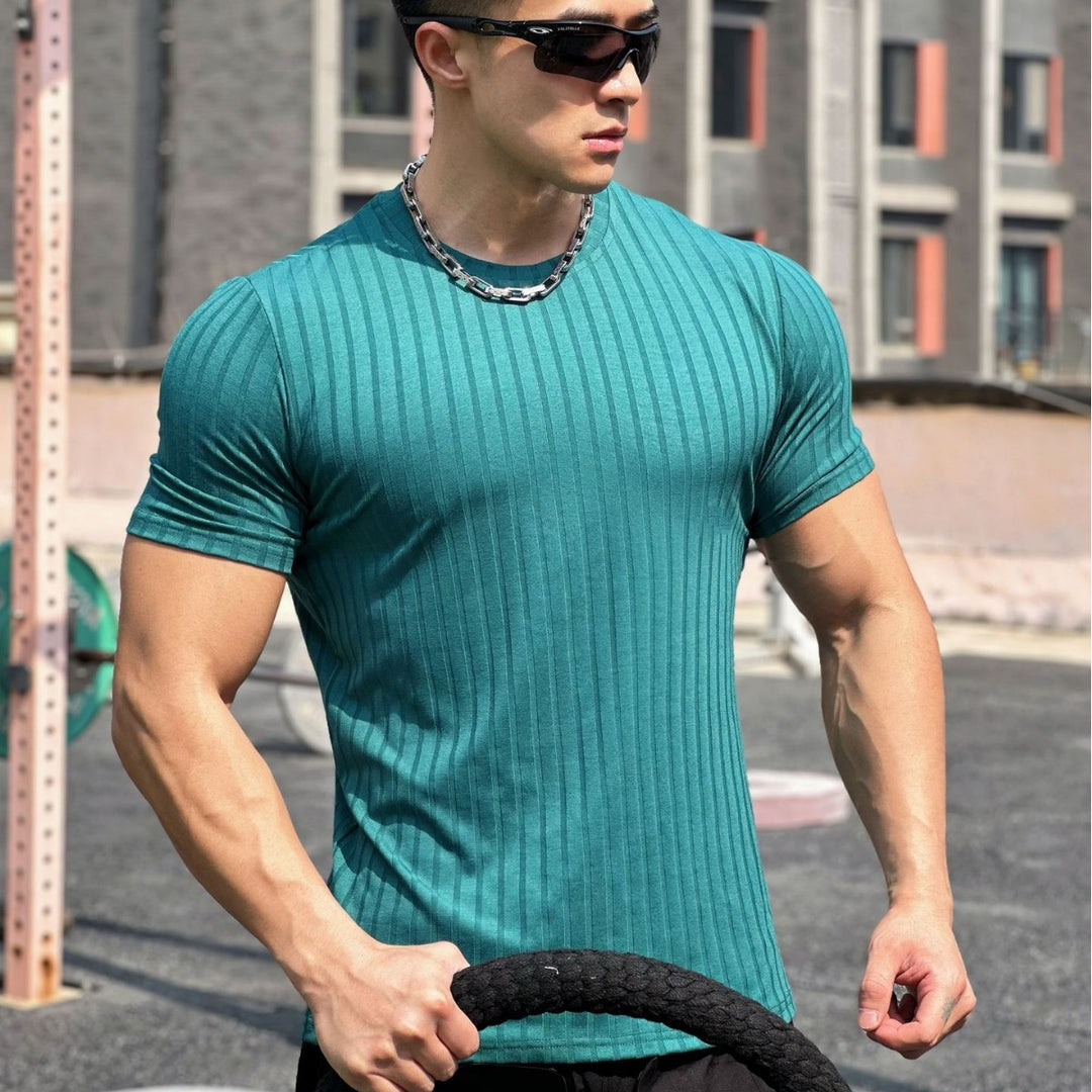 Herren Sporty Kompressionsshirt med fugtabsorberende teknologi Stilla