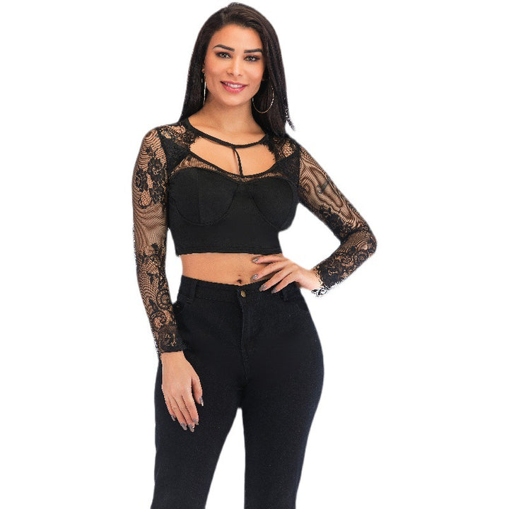 Dame Spids Crop Top Stilla