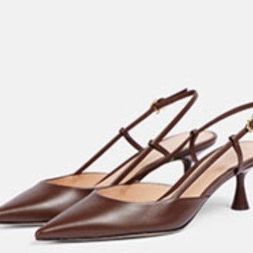 Femme Spids-Tå Slingback Hæle med elegant Rem-Design Stilla