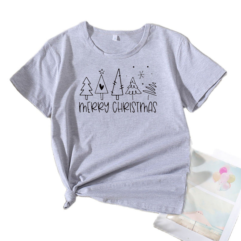 Damer Behagelig Ferie Grafik T-shirt Stilla