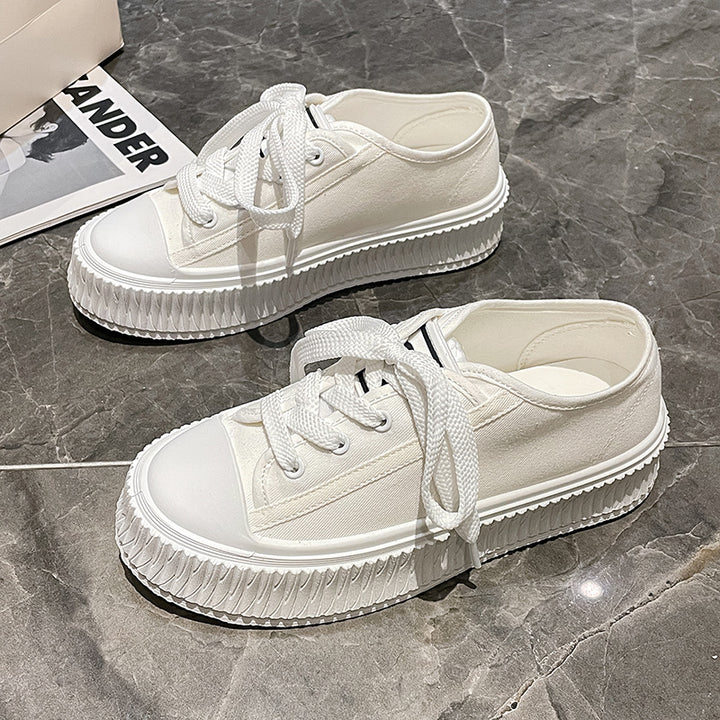 Dame Chunky Sneakers med struktureret sål og åndbart overmateriale Stilla