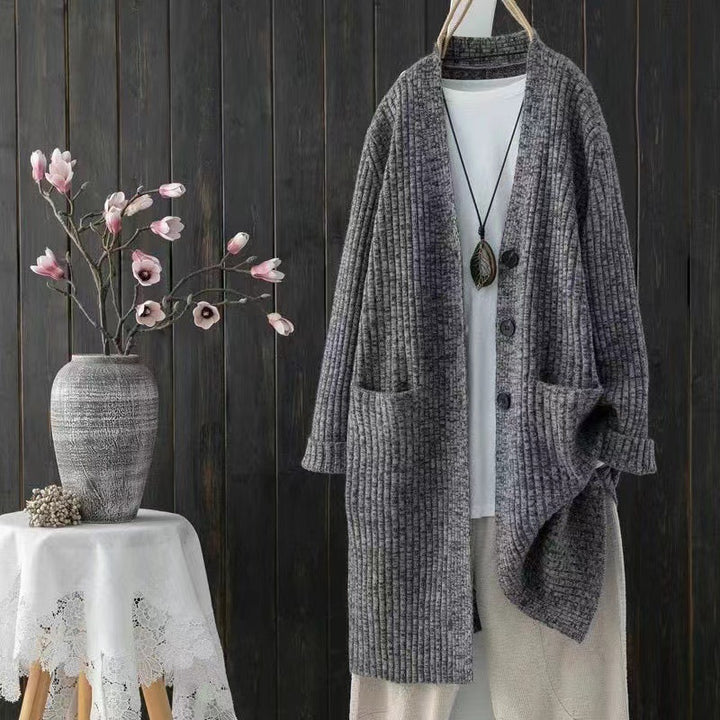 Kvinder hyggelig cardigan med praktiske lommer og fashionabel snit Stilla