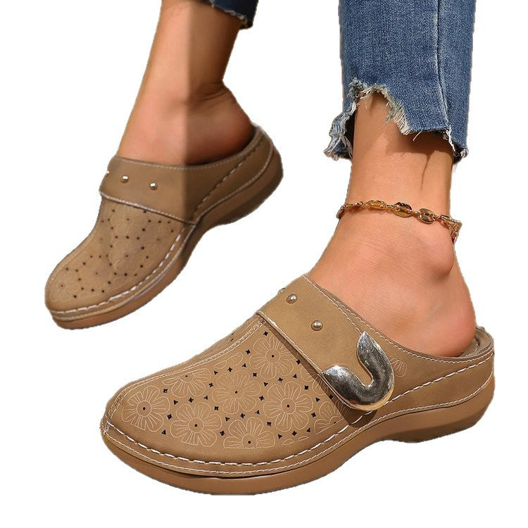 Dame Komfortable Clogs med elegante udsmykninger Stilla