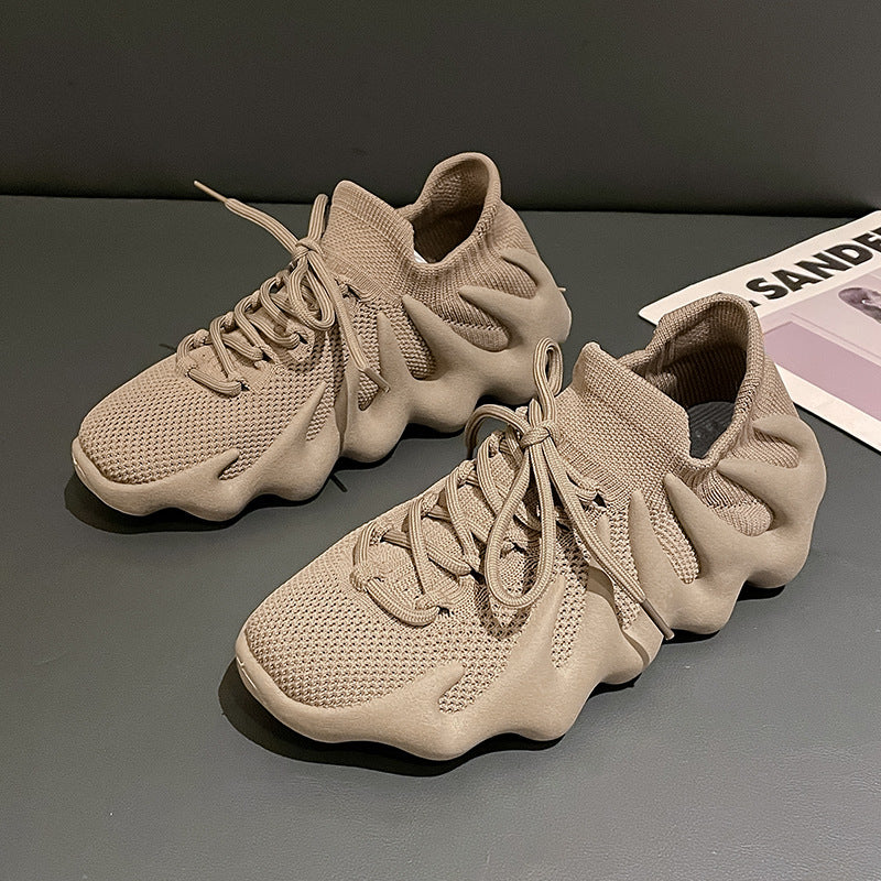 Dame Sporty Sneakers med fleksibelt strik-overmateriale og innovativ dæmpningsteknologi Stilla