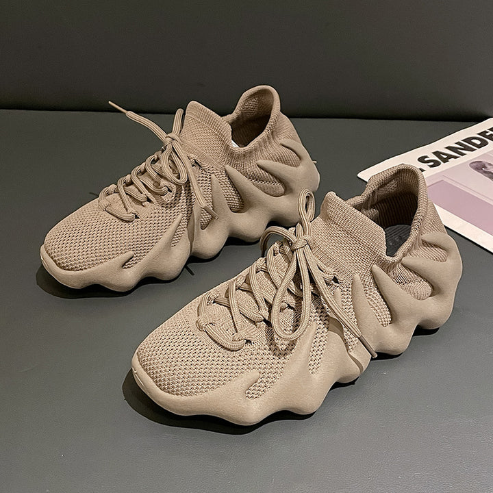 Dame Sporty Sneakers med fleksibelt strik-overmateriale og innovativ dæmpningsteknologi Stilla