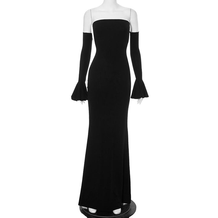 Femme Off-Shoulder Kjole med Glockenærmer Stilla