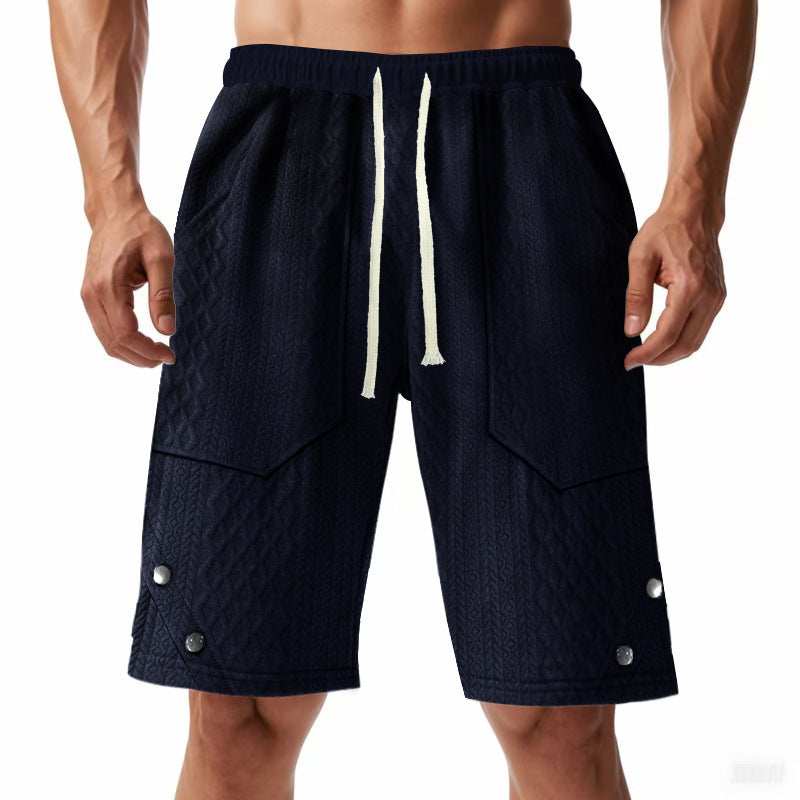 Herrer Cargo-shorts med struktureret design og praktiske lommer Stilla