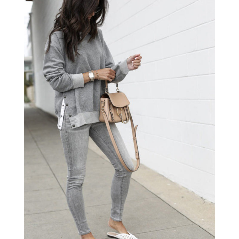 Kvinders sporty oversized sweater Stilla