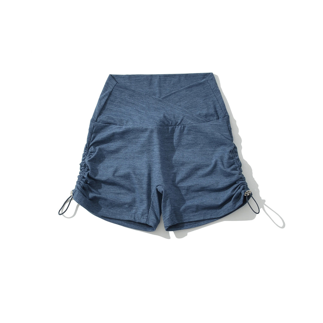 Dame Sporty Shorts med flæsedetalje og justerbar talje Stilla