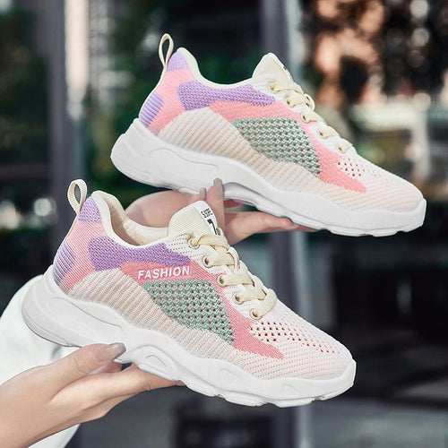 Dame Sporty Fritids-Sneakers med let dæmpning Stilla