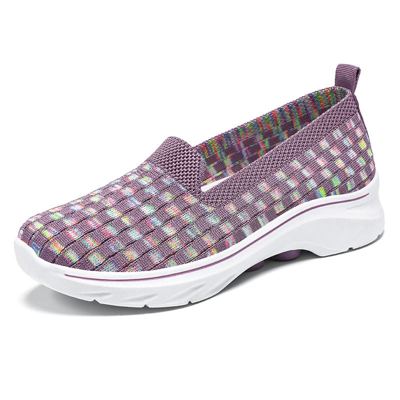 Femme Letvægts Slip-On Vandresko med Fleksibelt Webdesign Stilla