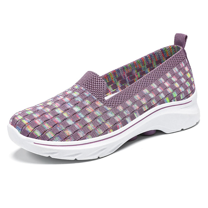Femme Letvægts Slip-On Vandresko med Fleksibelt Webdesign Stilla