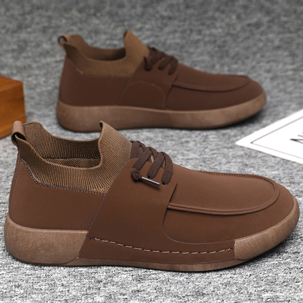 Herrer Lifestyle Sneaker med elastisk overdel og skridsikker sål Stilla
