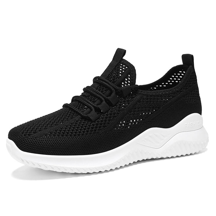 Dame Sporty Netløb Sneakers med elastisk snøresystem Stilla