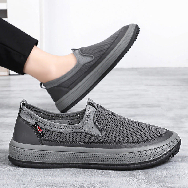 Dame Åndbare Slip-On Fritidssko med skridsikker Sål og let Design Stilla