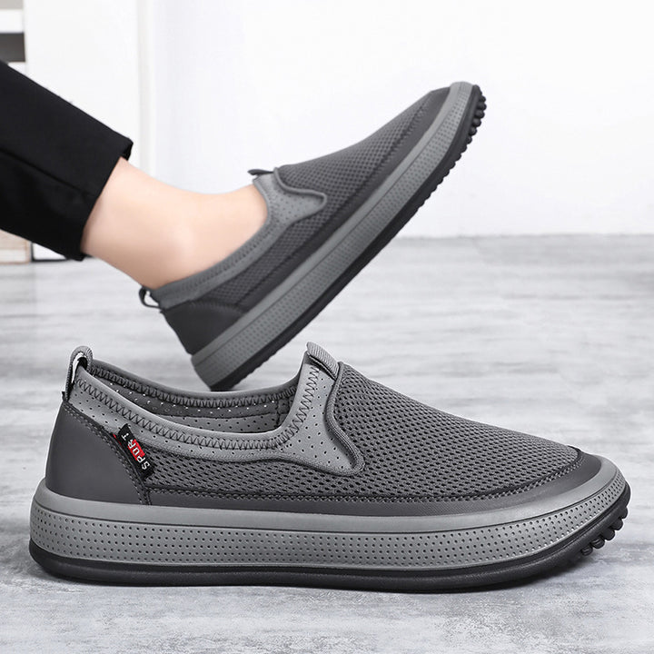 Dame Åndbare Slip-On Fritidssko med skridsikker Sål og let Design Stilla