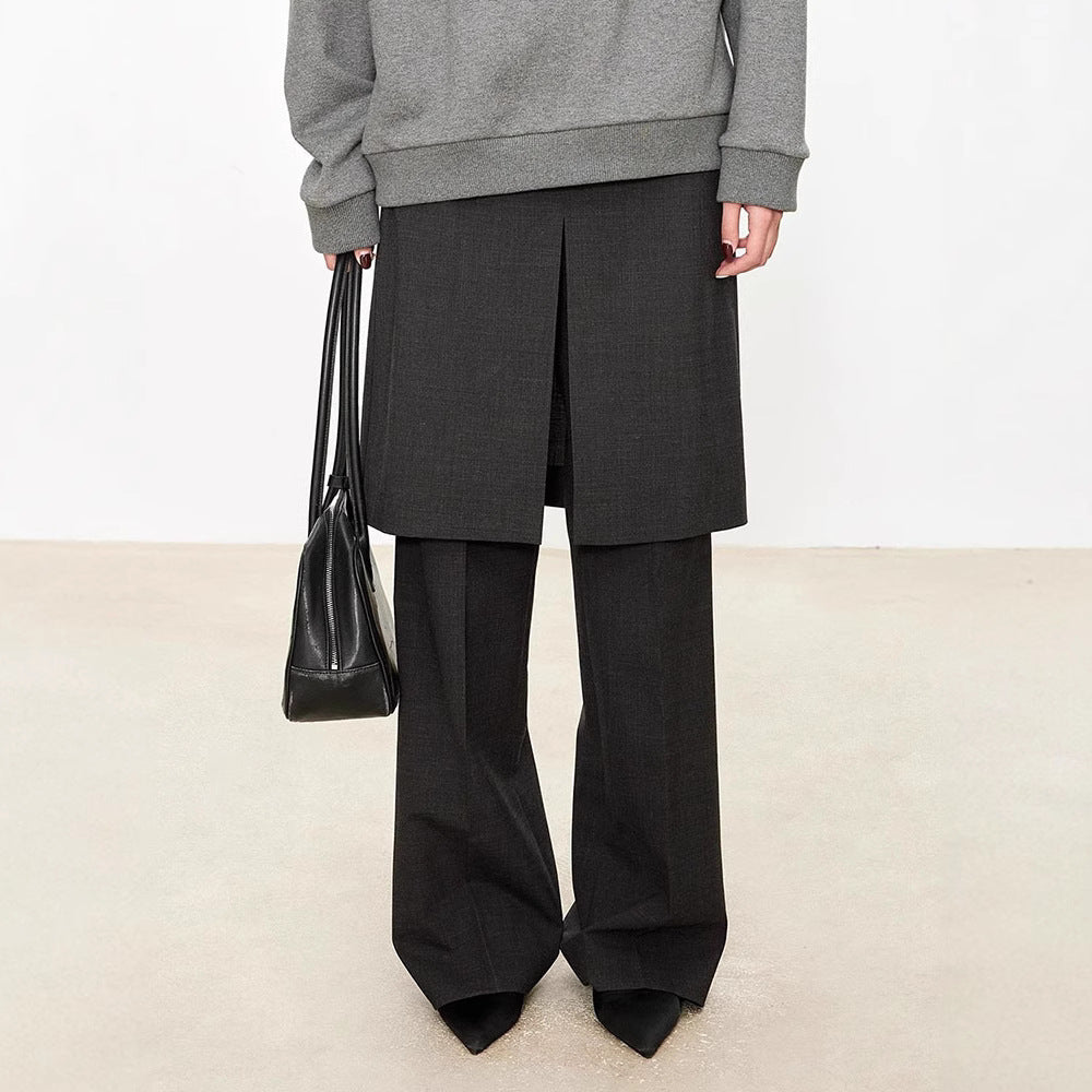 Dame Mode Culotte lavet af høj kvalitet stof med elegant plissé Stilla