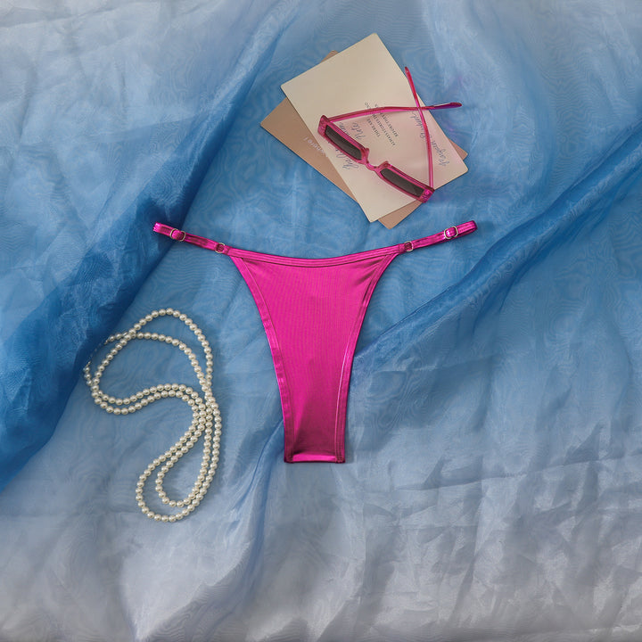 Dame Højskåret Bikini-Trusse med elegant design Skovae