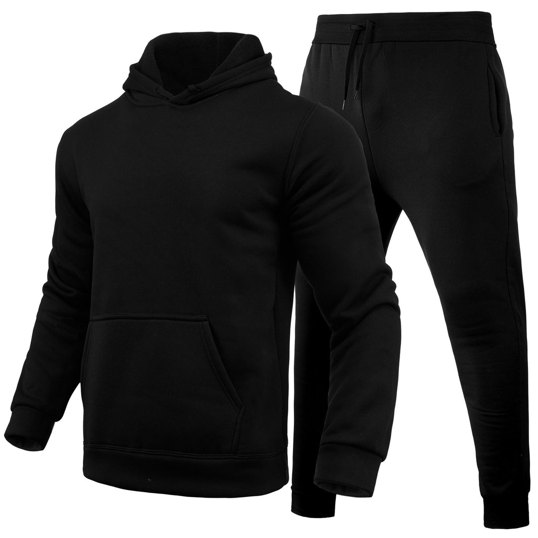 Kvinders sporty hoodie og jogger sæt lavet af højkvalitets bomuldsblanding Skovae