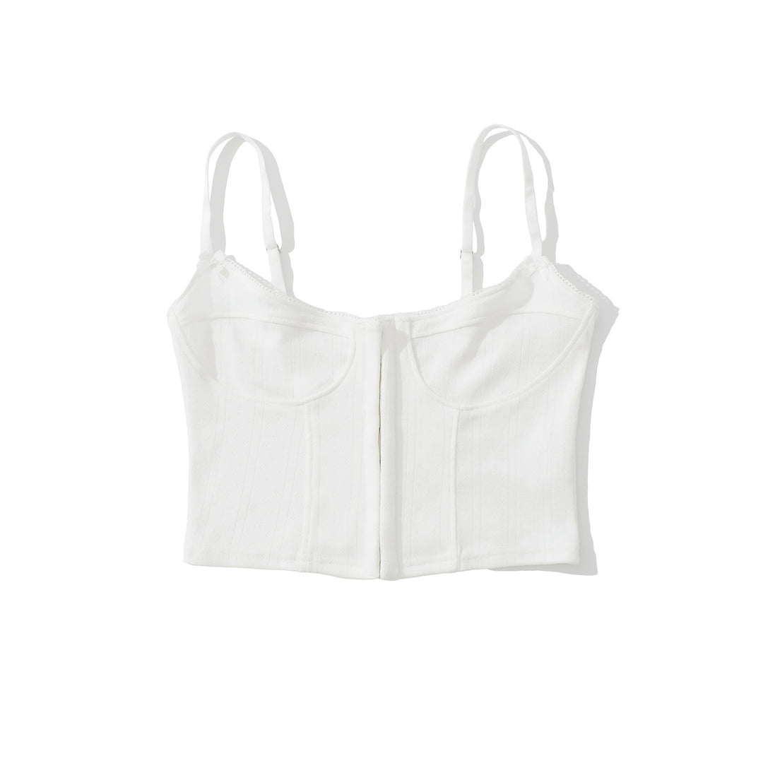 Femme Struktureret Crop Top Stilla 1750152570