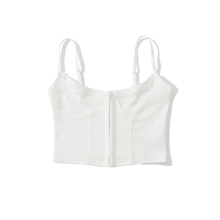 Femme Struktureret Crop Top Stilla 1750152570