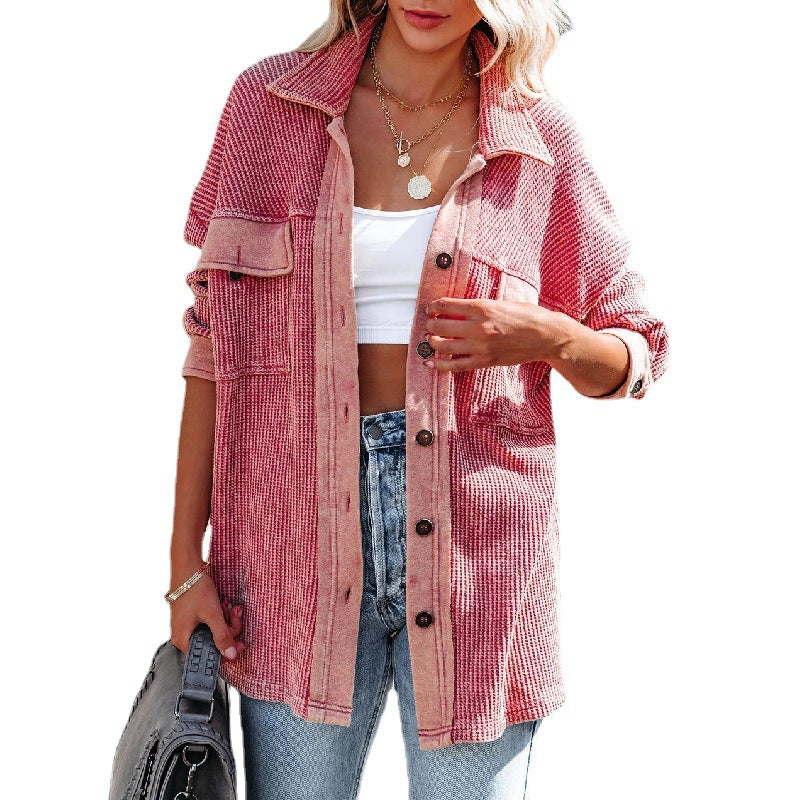 Dame Oversized Skjortejakke Stilla