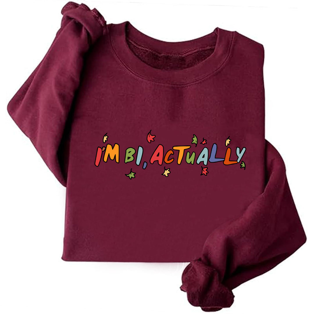 Kvinders sweater med kreativt print og afslappet snit Stilla