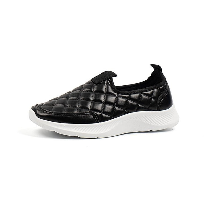 Dame Slip-On Sneakers med moderne quilt design og skridsikker sål Stilla