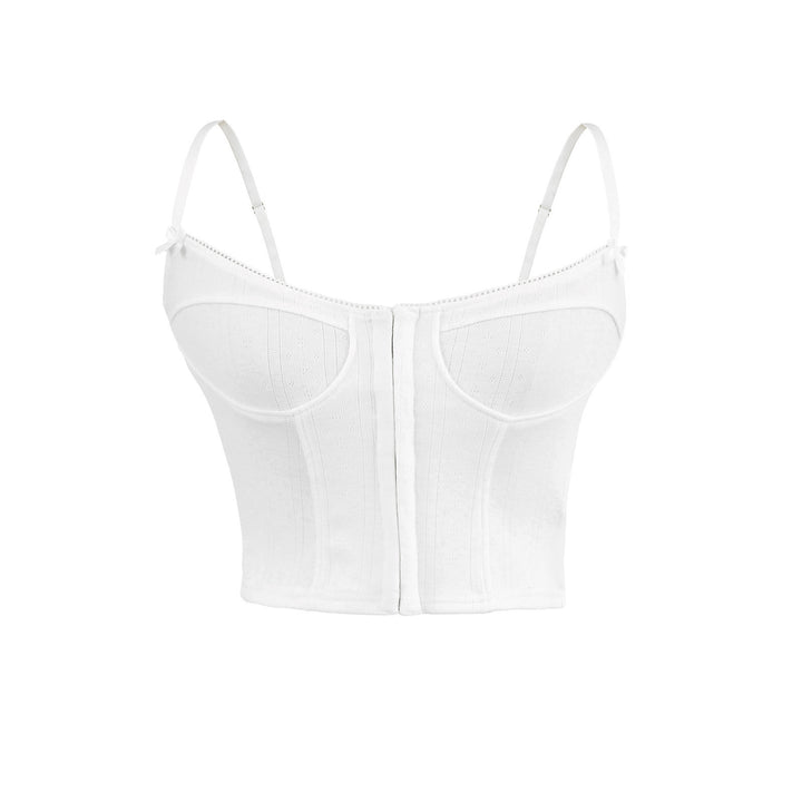 Femme Struktureret Crop Top Stilla 1750152570