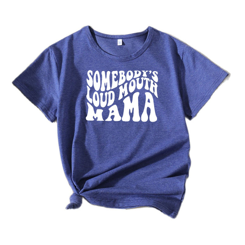 Dame Relaxed Fit Grafik Top Stilla